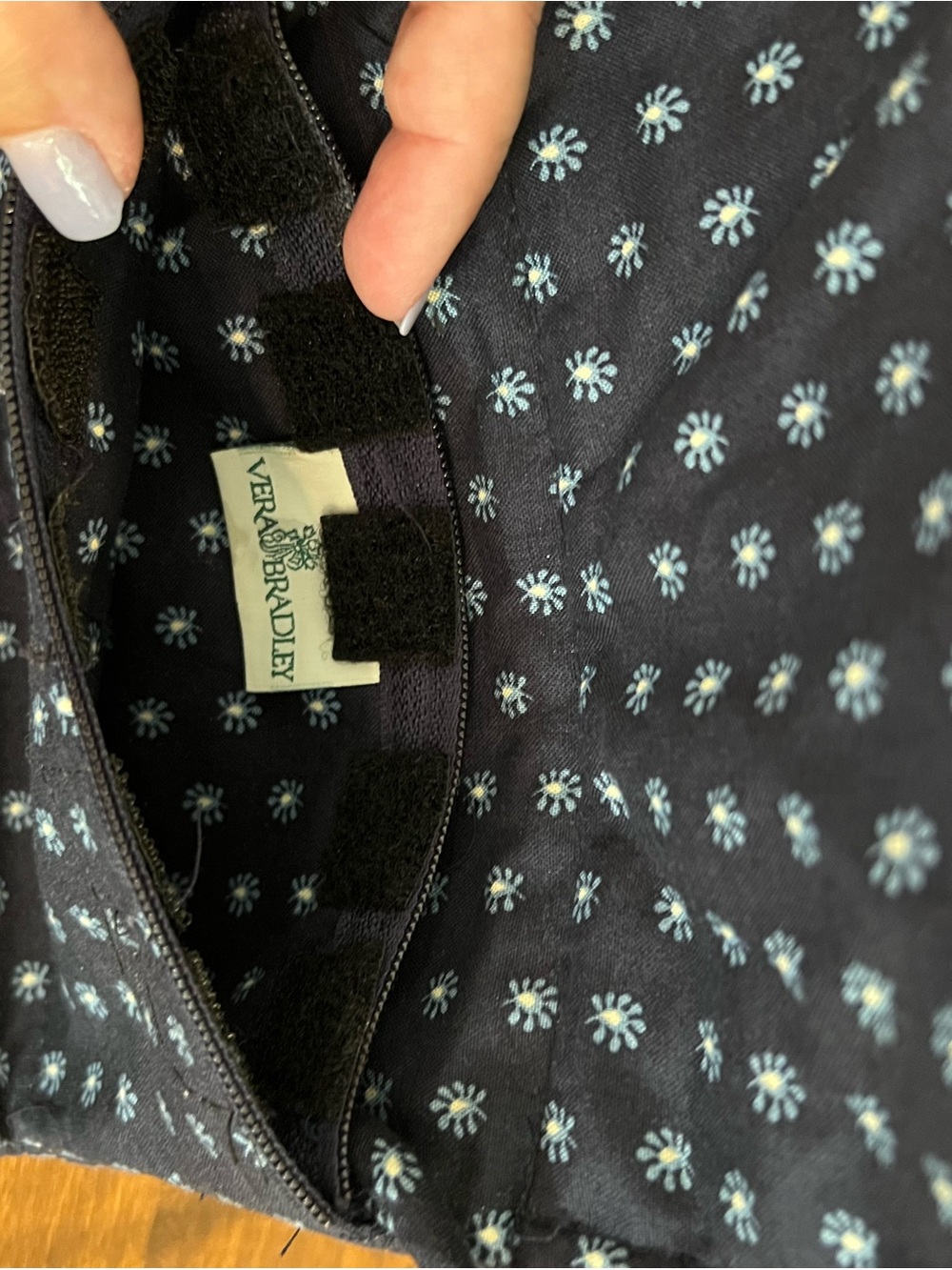 Vera Bradley Vintage Seaport Navy Crossbody Wallet Handbag & Backpack - Picture 6 of 15